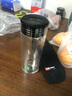 思宝玻璃杯墨晶男女士双层高硼硅泡茶水杯商务办公茶杯车载便携杯子 2号(360ml)（90%客户的选择） 实拍图