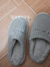 冬季棉拖鞋男居家防滑加厚毛绒保暖女士棉拖鞋2025新款情侣拖鞋女 米色 44-45 【适合42-43的脚】 实拍图