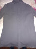 诚景一体绒加绒加厚高领打底衫男修身休闲纯色秋衣t恤男保暖长袖卫衣I 深灰色6020不加绒 XL 实拍图