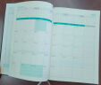 趁早2025薄本效率手册软抄本两日一页A5日计划本日程本256页高颜值办公记事本笔记本子手账-趁早红 实拍图
