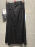 MO&Co.中高腰长款压褶宽松A字半身裙伞裙(附腰带)设计感裙子摩安珂 黑色-第1批 M 165 实拍图