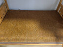 正帆凉席麻将席竹席麻将凉席双人单人学生夏季可折叠空调席夏天床席 金边单牛筋咖色无底【店长推荐】 150cm*195cm 实拍图