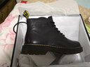 百丽（Belle）复古粗跟马丁靴男休闲工装风机车短靴加绒92267DD0 黑色(6孔) 39 (245mm) 实拍图
