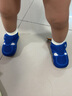 月星童鞋 日本进口学步鞋凉鞋 女童夏季镂空网面透气机能鞋男童关键鞋 蓝色 22 (内长14cm适合脚长13.5cm) 实拍图