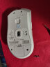 黑爵（AJAZZ）AJ199无线游戏鼠标 有线/2.4G双模 原相PAW3395 约60g轻量化电竞游戏鼠标   26000DPI 白色 实拍图
