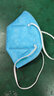 保为康防尘口罩劳保颗粒物防护口罩KN90防雾霾PM2.5防工业粉尘电焊打磨装修工地一次性成人 9611头戴式 蓝色  50只 实拍图