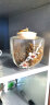 日式锤纹玻璃茶叶罐锡花密封干果花茶储物罐普洱茶罐子家用透明 锤纹(玻璃茶叶罐)_天地方圆+锡花 实拍图