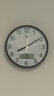 康巴丝（Compas）挂钟时尚卧室客厅办公时钟日历挂表简约创意石英钟表 2941Y日历咖木色直径30cm 实拍图