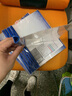 得力(deli)10只A4透明抽杆文件夹拉杆夹资料夹 学生考试简历报告夹商务会议资料报告收纳 5854白色 实拍图
