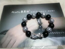 奥莱依 天然黑曜石配足泰银貔貅手链复古六字真言珠串本命年虎男非故宫 G款14MM黑曜石配大号足银貔貅 实拍图
