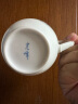 光峰 日本进口线唐草小蓝芽茶杯日式汤吞寿司杯陶瓷小杯泡茶杯子茶具 线唐草 带柄杯 单个 实拍图