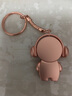 zjrdiy 个性可爱 金属 卡通u盘16g32g64g128g 创意公仔礼品u盘刻字定制学校学生毕业纪念教师节企业优盘 usb2.0 玫瑰金+袋子包装 128GB 实拍图