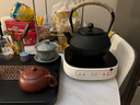 怡品堂铁壶手工铸铁煮茶壶围炉烧水壶日式简约功夫茶具壶家用过滤养生壶 颗粒壶1200ml+不锈钢过滤 实拍图