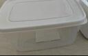 美煮妇冰箱食物收纳盒冷藏冷冻速冻专用保鲜盒食品级火锅食材冻肉分格盒 纯白 3件套 3L 实拍图