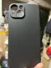 卡莱澳 苹果13mini手机壳 iPhone13mini保护套 全包防摔磨砂软壳/保护壳 黑色 5.4英寸 实拍图