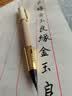 英雄（HERO）金属钢笔式毛笔套装小楷软毛笔小学生初学者书法练习笔可替换墨囊软头毛笔生日礼物 泥棕色简约装 实拍图