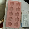 HHFA创意卡通硅胶冰格冰雪模具 DIY冰块制冰盒巧克力布丁蛋糕烘焙模具 猫爪-樱花粉 实拍图