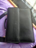 北狐男包真皮男士手提包男包公文包商务休闲头层牛皮单肩斜挎包背包男 黑色横款升级头层牛皮1922 实拍图