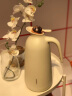雷德夫（LEIDFOR）B2 保温水壶 家用小型 玻璃内胆咖啡壶热水暖壶 暖瓶保温壶 象牙白 1000ml 实拍图