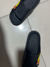 华美健步卡通ins风踩屎感男女亲子款室内外浴室凉拖鞋HM3311黑色42-43码 实拍图