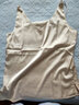俞兆林吊带背心女夏季内搭西服西装白色V领缎面无袖外穿打底上衣 ES2021 香槟色1件 均码 （90-135斤） 实拍图