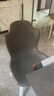 和顿餐椅子家用现代简约北欧美式轻奢休闲椅皮餐桌椅靠背成人餐椅565 深灰+深棕 / 黑脚（现货速发） 实拍图