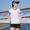 361°运动套装女夏季健身运动服跑步训练休闲两件套 662124002R-1 2XL 晒单实拍图