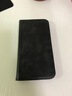 iCoverCase 苹果xr手机壳iphonex防摔皮套xs max保护套吸磁翻盖 苹果XR黑色+钢化膜+透明壳 实拍图