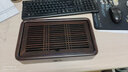 HAOMINGTIAN功夫茶具储水式小茶盘黑檀木茶台办公茶托盛水茶海茶具托盘 黑檀雅檀小盛水（33x20x5.5cm） 实拍图