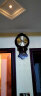 凯恩斯（KAIENSI） 挂钟客厅钟表欧式复古时钟摇摆石英钟表电波创意木质挂表家用 3340DD-贝壳盘-智能电波机芯 16英寸 实拍图