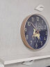 BBA 挂钟北欧钟表客厅现代简约时钟挂墙创意家用轻奢表12寸光影几何 实拍图