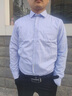 恒源祥轻奢含桑蚕丝长袖衬衫男秋冬季男士商务休闲正装衬衣中青年外套男 中兰 40 （胸围106cm） 实拍图