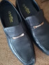 金利来（Goldlion）男士皮鞋商务正装男鞋软面皮耐磨一脚蹬乐福鞋懒人鞋皮鞋鞋子男 黑色 43 实拍图
