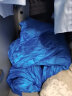 骆驼（CAMEL）户外睡袋 轻盈加厚保暖双人旅行露营室内便携成人睡袋 20—25℃，彩蓝/深宝蓝1.1kg(左) 均码 实拍图