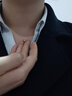 ZJUZ18K金小蛮腰项链彩金玫瑰金项链女士锁骨链简约生日礼物送女朋友 18K金玫瑰金色（小号） 实拍图