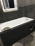 科勒（KOHLER） 浴缸索尚嵌入式铸铁浴缸小户型家用成人浴缸防滑保暖舒适泡澡 1.5米浴缸+16159挂墙花洒 实拍图