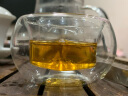 雅集素雅系列小资透明玻璃品茶小茶杯子 功夫茶具配件 耐热品茗杯单杯个人杯 心形杯40ml(2个) 实拍图