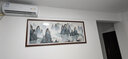 良品大师流水生财山水画办公室挂画中式客厅装饰画靠山图茶室字画风景壁画 八骏图A1 48*118cm宣纸+红木色框（偏小） 实拍图