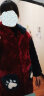 芊之雅（QIANZHIYA）睡衣女生冬天三层加厚保暖加棉居家服夹棉加绒棉袄连帽拉链套装冬 YTJ-216826#粉拼黑 女M/160(80-95斤) 晒单实拍图