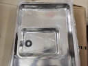 翡畅 304不锈钢方盘加厚深托盘长方形餐盘饺子烧烤蒸饭盘菜盘蒸饭柜 深盘59.5cmX39.5cmX4.8cm 实拍图