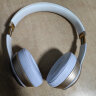 适用Beats Solo3 Wireless头戴式蓝牙耳机套海绵套耳罩耳机棉solo2耳机套耳机配件 白色【蓝牙版，蛋白皮耳套一对】 实拍图