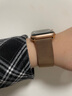 卡伦顿 苹果手表表带apple watch s9表带iwatch s10 se 8钨钢表链不锈钢磁吸Ultra2腕带男女款 米兰尼斯【琥珀金】钨钢原装定制 苹果手表42/44/45mm表盘适用 实拍图