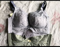 都市丽人文胸薄款乳胶内衣无钢圈超薄透气蕾丝女士大胸显小2B13A3 实拍图