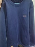 JEEP SPIRIT吉普休闲t恤男长袖圆领加绒加厚卫衣秋冬保暖男士打底套头衫6106 宝蓝色 L码 实拍图