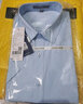 罗蒙（ROMON）商务短袖衬衫男士半袖上衣夏季中青年休闲纯色工装职业白衬衣男装 蓝【单件装】 39 建议拍大一码 实拍图