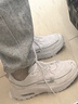 耐克NIKE休闲鞋女复古气垫AIR MAX BLISS运动鞋DH5128-101白35.5 实拍图