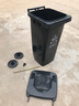 舒蔻(Supercloud) 大号塑料分类垃圾桶小区环卫户外商用带轮加厚垃圾桶 120L加厚黑灰色分类其他垃圾 实拍图