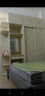 艾郎仕 北欧简约现代实木衣柜推拉门2门移门组装板式柜子卧室整体衣柜 1.8衣柜+顶柜+转角柜 2门 实拍图