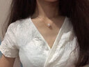 meluxe美奈  18K金钻戒求婚结婚钻石戒指女克拉效果对戒 生日礼物送女友 40分效果  15分 实拍图