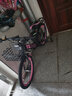 优诗诺（YOUSHINUO）儿童自行车山地车男女孩单速变速辐条一体轮可选6-8-9-15岁学生车 单速黑粉+大礼包 20 寸适合125-145CM 实拍图